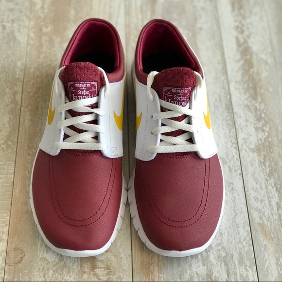 NWT Nike ID Stefan Janoski Custom maroon - Picture 5 of 8